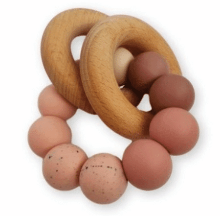 Chewies&More - Basic Rattle - Ombre/Rose