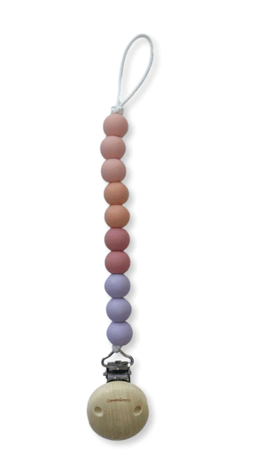 Chewies&More - Clip Silicone Beads - Ombre Pastel Purple Limited