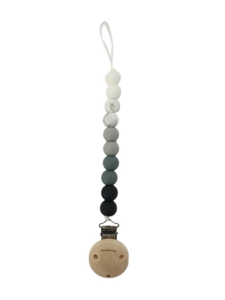 Chewies & More - Clip Silicone Beads - Ombre Monochroom