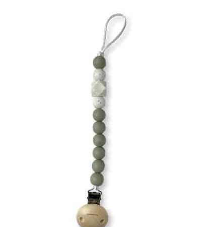 Chewies & More - Clip Silicone Beads - Sage/Marble