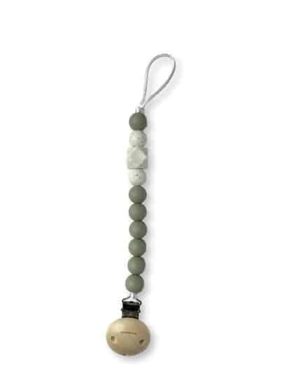 Chewies & More - Clip Silicone Beads - Sage/Marble