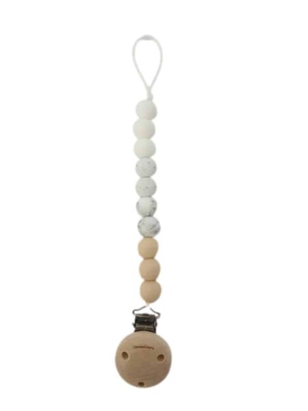 Chewies & More - Clip Silicone Beads Ombre Natural