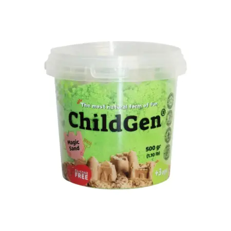 Childgen - Magical Sand 500 Gr - Green - Green