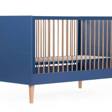 Childhome - Bold Blue - Meegroeibed - 70x140 Cm + Zijlatten