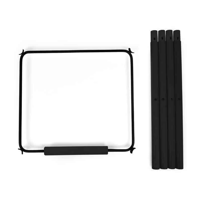 Childhome - Evolu Extra Set Lange Poten + Voetsteun - Hout - Zwart