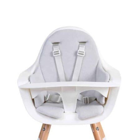 Childhome - Evolu Stoelverkleiner - Tricot - Pastel Muis Grijs