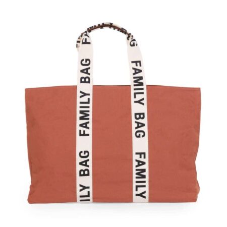 Childhome - Family Bag Verzorgingstas - Signature - Canvas - Terracotta