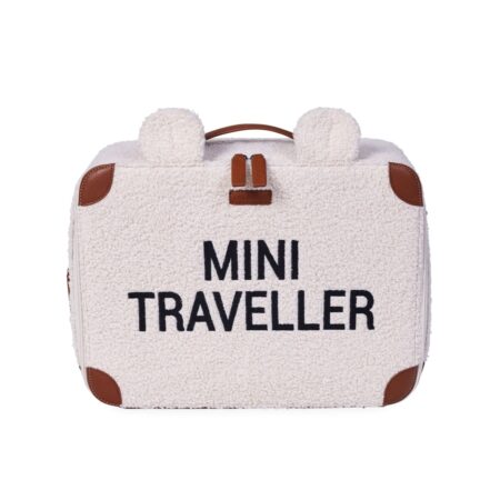 Childhome - MINI TRAVELLER KIDS SUITCASE TEDDY OFFWHITE