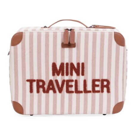 Childhome - MINI TRAVELLER STREPEN NUDE/TERRACOTTA