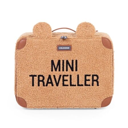 Childhome - Mini Traveller Kinderkoffer - Teddy Brown
