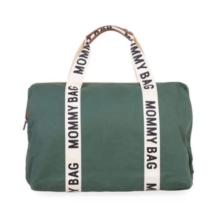 Childhome - Mommy BagÂ® Signature Canvas Groen