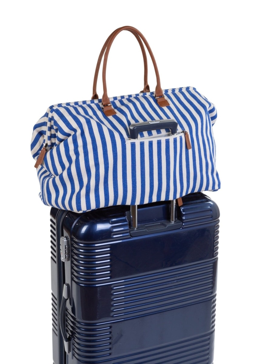 Childhome - Mommy Bag Â® Verzorgingstas - Stripes - Electric Blue/Light Blue