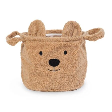 Childhome - Opbergmand - 25x20x20 Cm - Teddy - Bruin