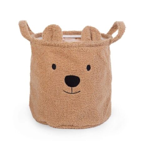 Childhome - Opbergmand - 30x30x30 Cm - Teddy - Bruin