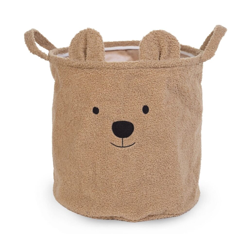 Childhome - Opbergmand - 40x40x40 Cm - Teddy - Bruin