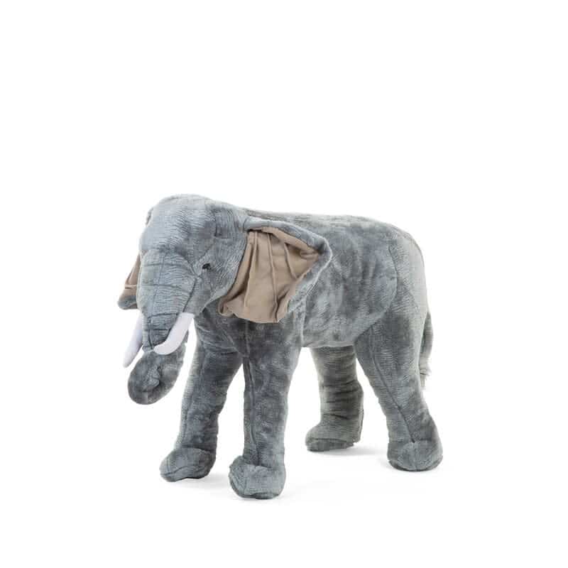 Childhome - Staande Olifant Knuffel - 70x40x60 Cm - Grijs