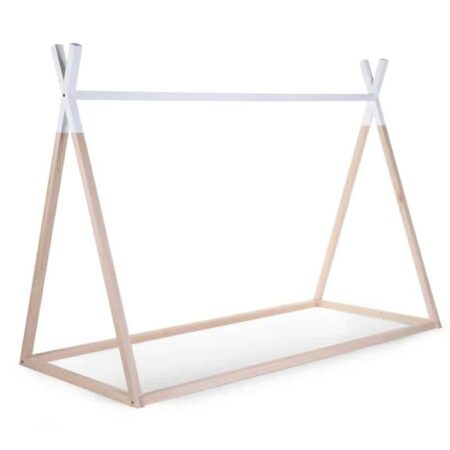 Childhome - Tipi Bed - 90x200 Cm - Hout - Naturel Wit