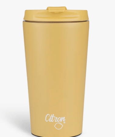 Citron - 370ml Travel Mug - Yellow
