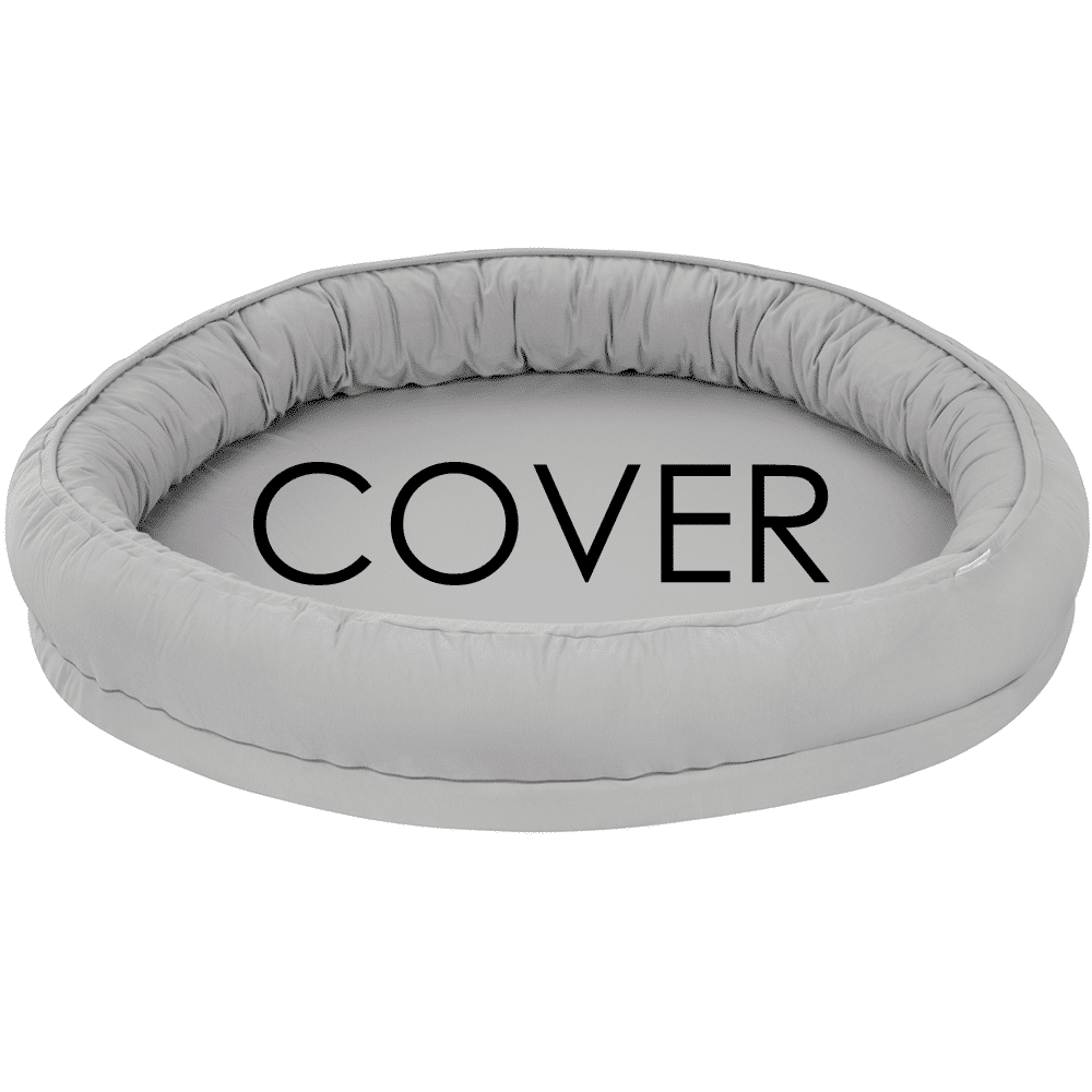 Cotton & Sweet - Junior nest cover - Light grey