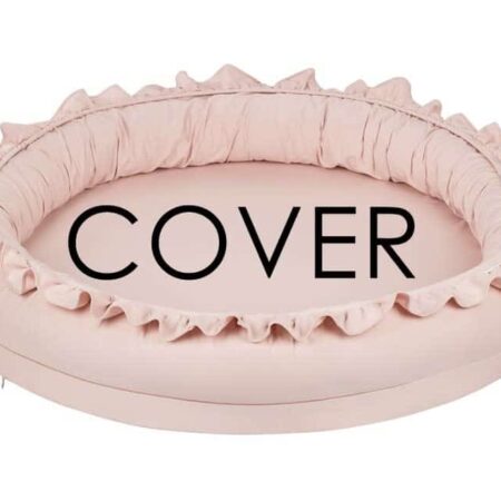 Cotton & Sweet - Junior nest cover bc with ruffles - Powder pink
