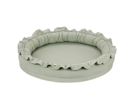 Cotton & Sweet - Small Junior nest with ruffles - Desert green