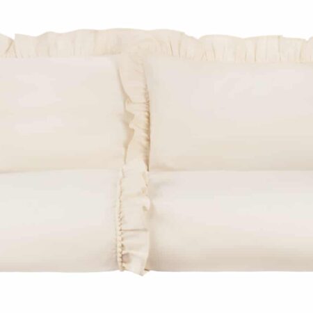 Cotton & Sweets - Adult bed linen withut filling Boho -2 pillow cases included -Vanilla