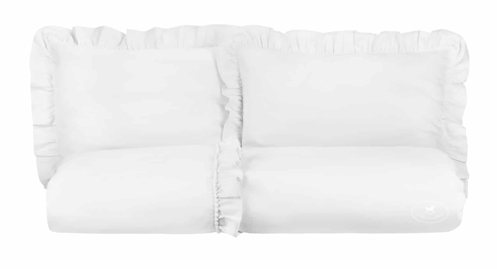Cotton & Sweets - Adult bed linen withut filling Boho (2 pillow cases included) White