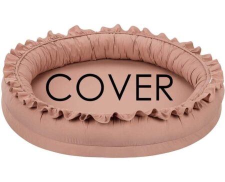 Cotton & Sweets - Cover Junior nest bc with ruffles Dusty peach