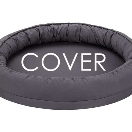 Cotton & Sweets - Cover Small Junior nest with ruffles Graphit