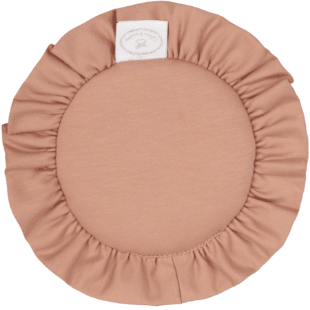 Cotton & Sweets - Dollhouse playmat with ruffles - Dusty peach