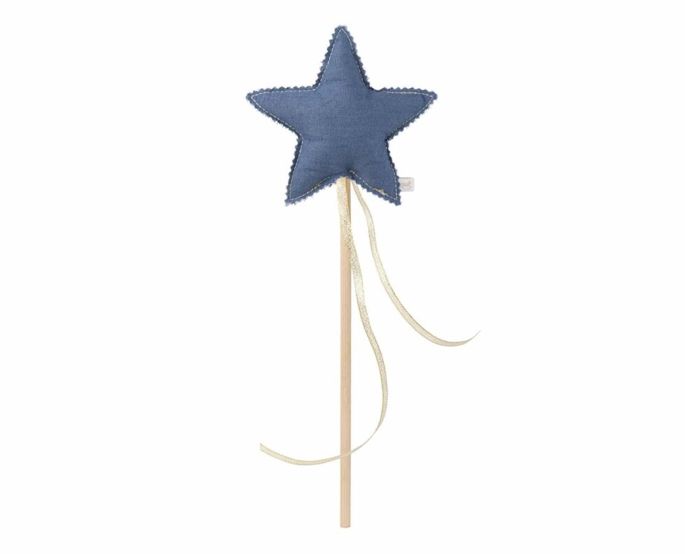 Cotton & Sweets - Magic wand - Gold - Denim