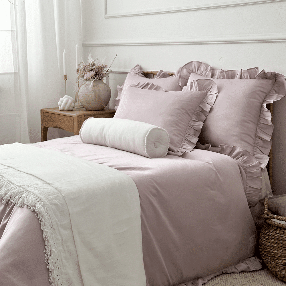 Cotton & Sweets - Margaret Adult bed linen set Lilac 200x220