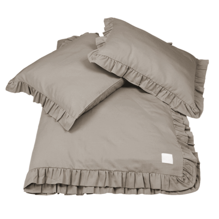 Cotton & Sweets - Margaret Adult bed linen set Taupe 140x200