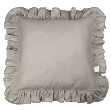 Cotton & Sweets - Margaret Pillow with ruffles - Stone