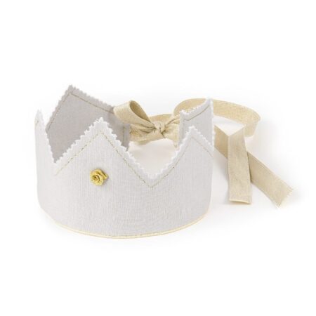 Cotton & Sweets - Party Crown Rose - Gold - Light grey