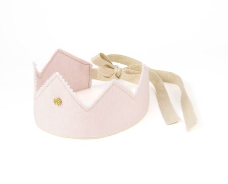 Cotton & Sweets - Party Crown Rose - Gold - Powder pink