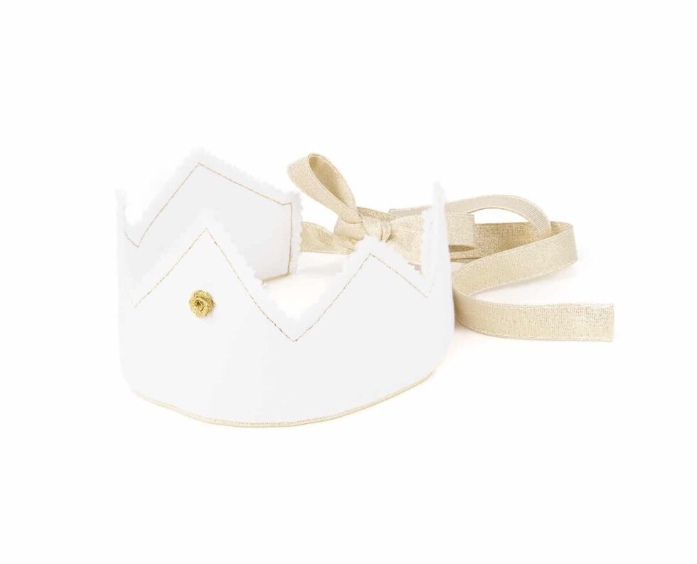 Cotton & Sweets - Party Crown Rose - Gold - White