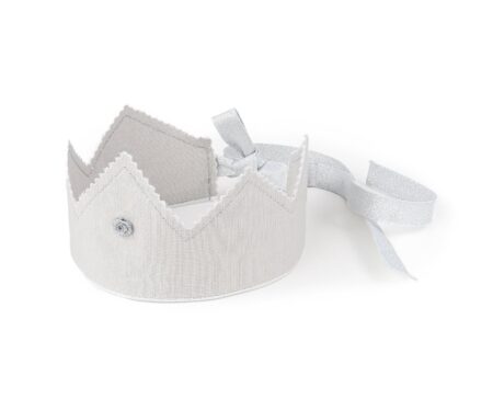 Cotton & Sweets - Party Crown Rose - Silver - Light grey
