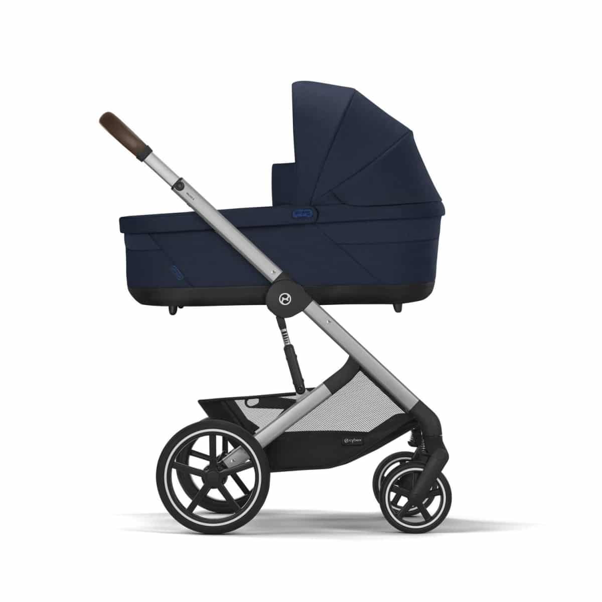 Cybex - Balios S Lux Silver / Ocean Blue | Navy Blue
