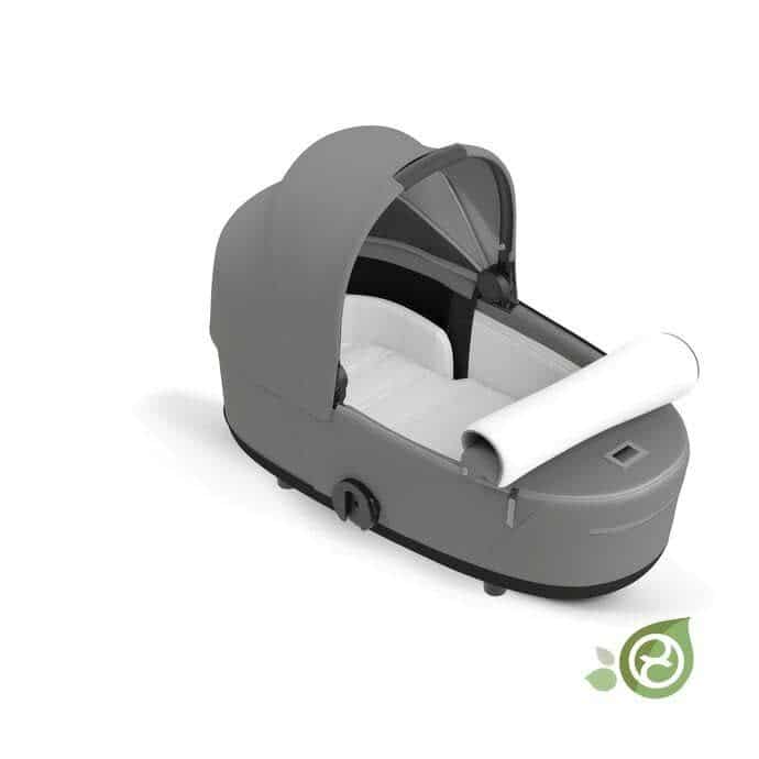 Cybex - Sustainable Fabric Lux Carry Cot Mios 3 - Grey