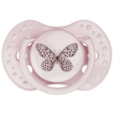 Difrax - Dynamic Fopspeen 0-3M Botanic Pink / Purple