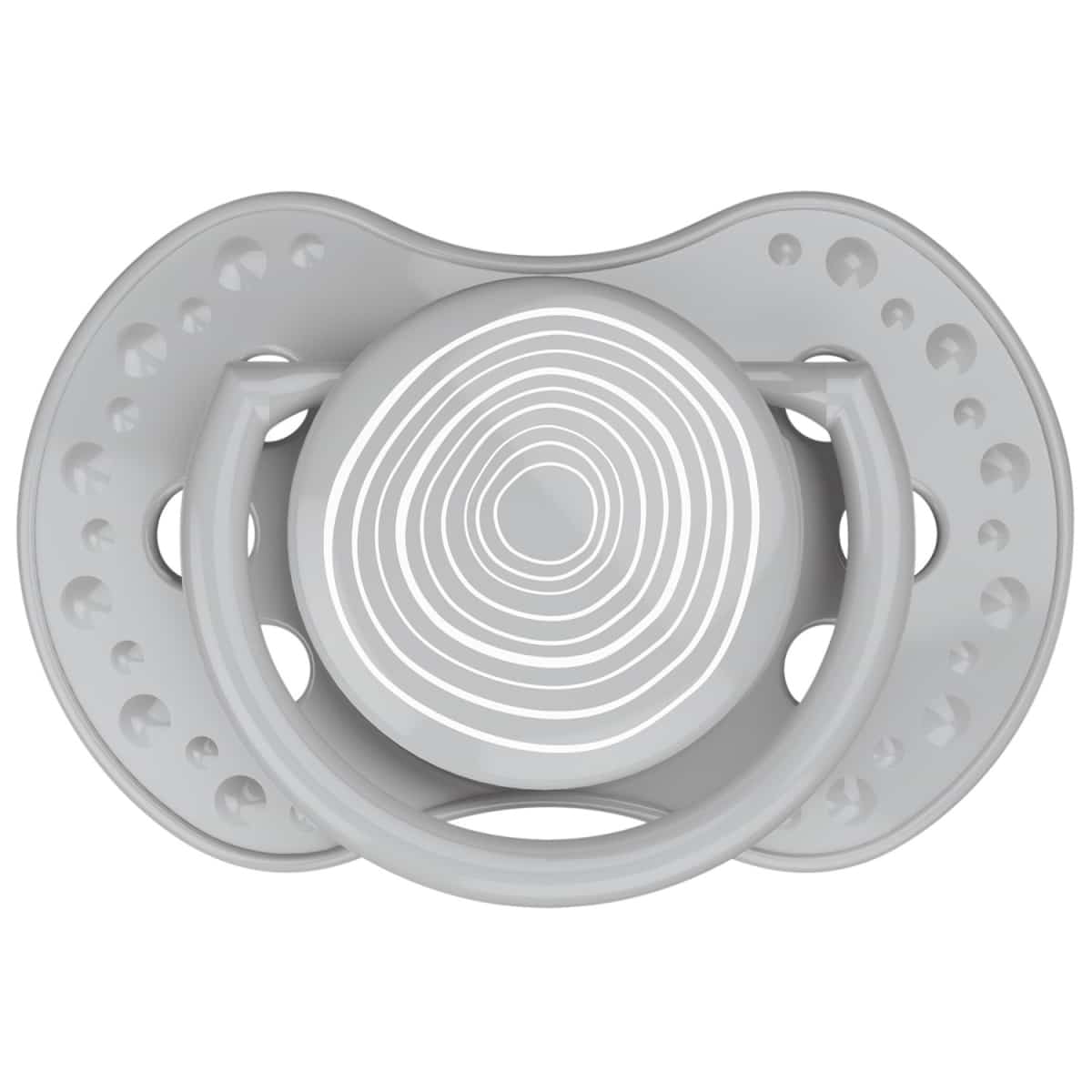 Difrax - Dynamic Fopspeen 0-3M Harmony L.Grey / D.Grey