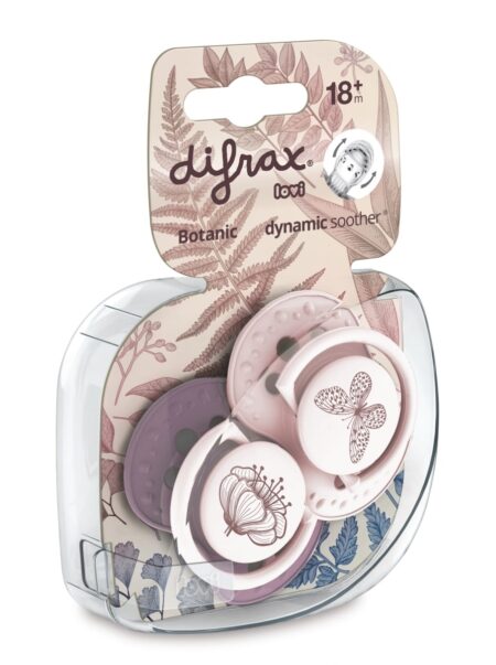 Difrax - Dynamic Fopspeen 18+M Botanic Pink / Purple