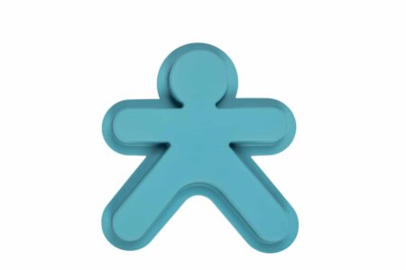 Dëna - Bakken: KIND - blauw, in silicone, in doos