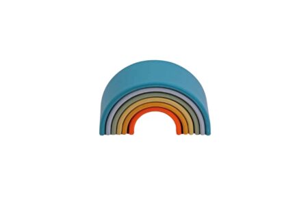 Dëna - Natuur: REGENBOOG 6x, in silicone, in doos, 0m+