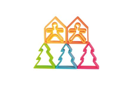 Dëna - Neon: KIND 3x + HUIS 3x + BOOM 3x, in silicone, in doos, 0m+