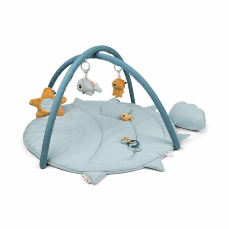 Done by Deer - Activity Play mat, Sea friends, Blue