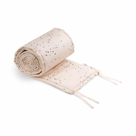 Done by Deer - Bed bumper w/strings 360 cm Dreamy dots Powder