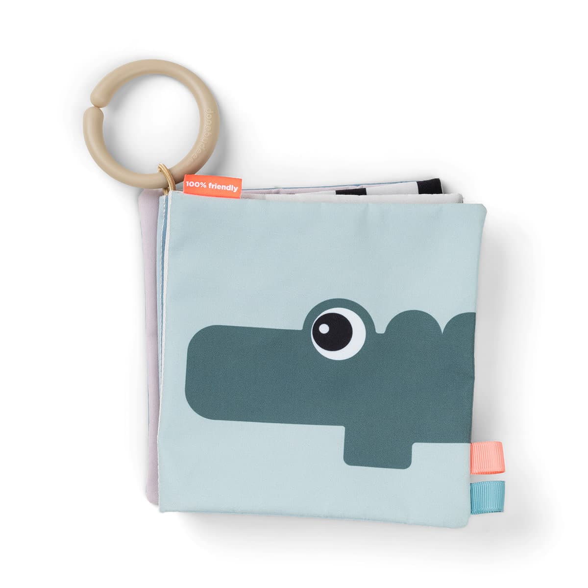 Done by Deer - Fold-out soft book Deer friends Colour mix