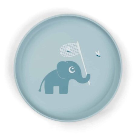 Done by Deer - Foodie plate Elphee Blue